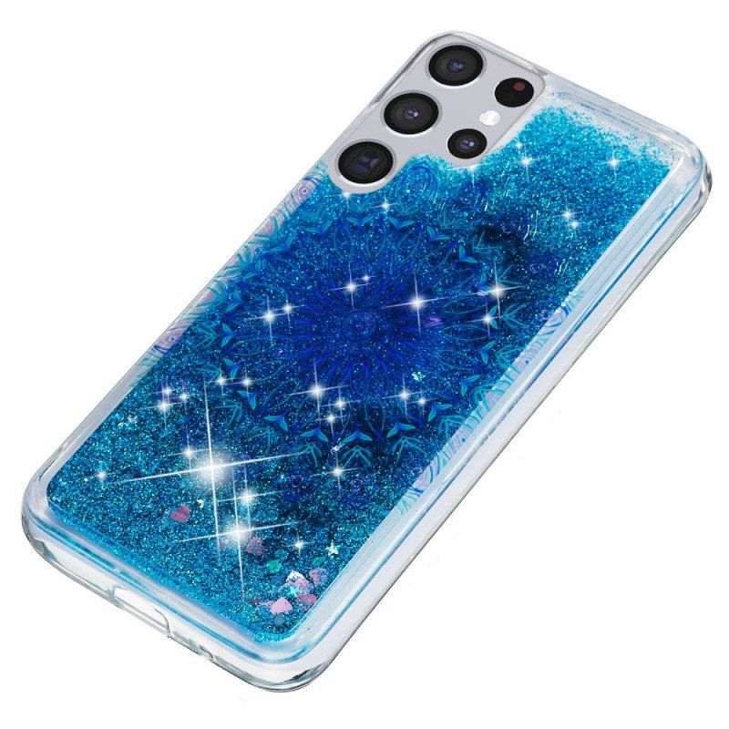 Etui do Samsung Galaxy S22 Ultra 5G Brokatowa Mandala