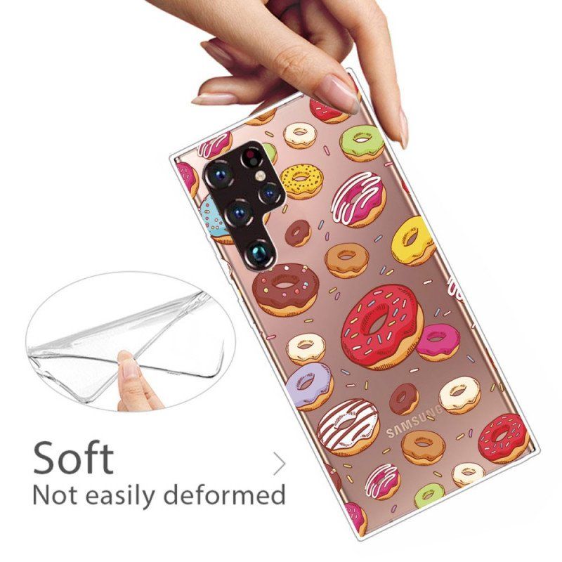 Etui do Samsung Galaxy S22 Ultra 5G Kocham Pączki