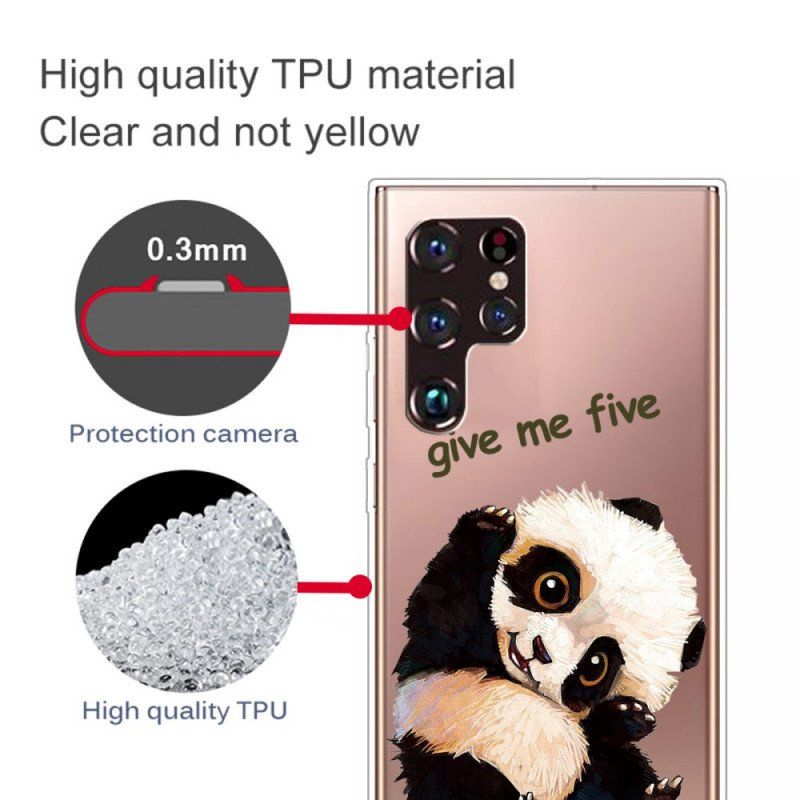 Etui do Samsung Galaxy S22 Ultra 5G Panda Daj Mi Piątkę