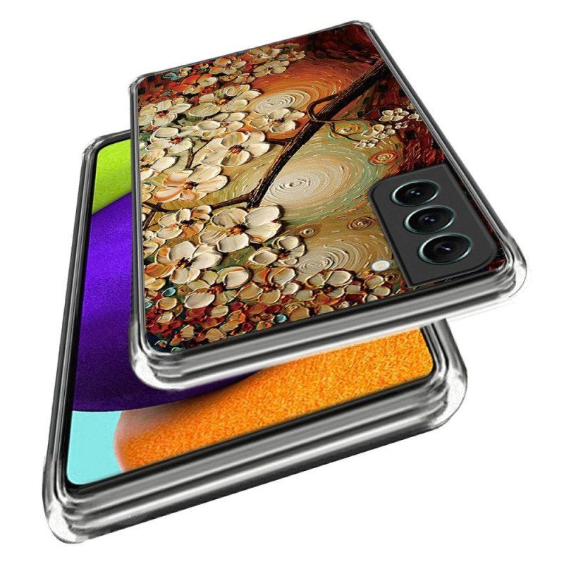 Etui do Samsung Galaxy S23 5G Elastyczne Kwiaty