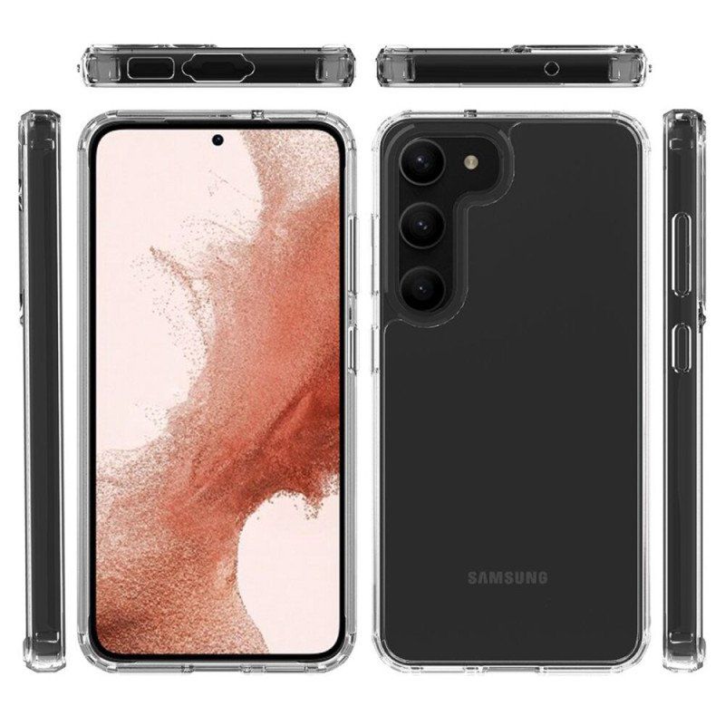 Etui do Samsung Galaxy S23 5G Przezroczysty Środek Zapobiegający Żółknięciu