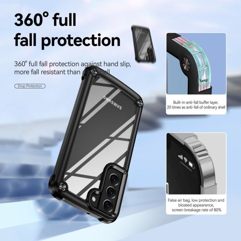 Etui do Samsung Galaxy S23 Plus 5G Hybryda Ze Stopem Aluminium