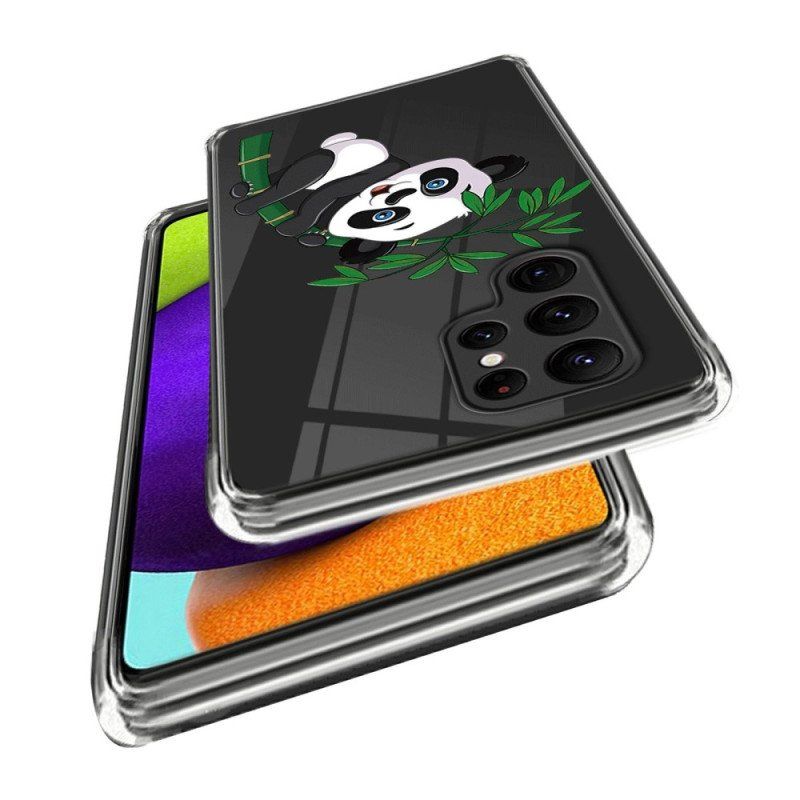 Etui do Samsung Galaxy S23 Ultra 5G Panda Bambus