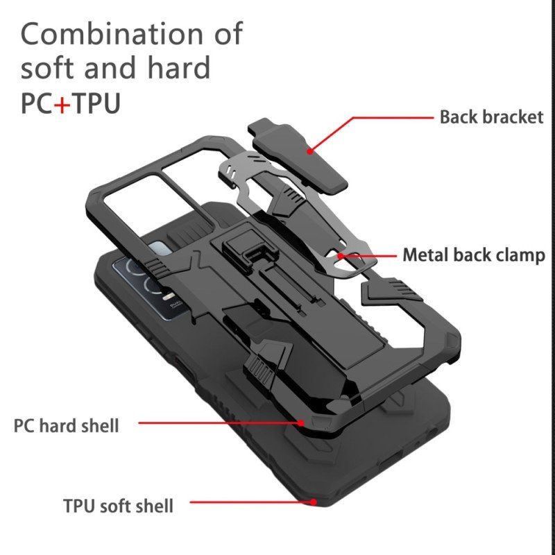 Etui do Samsung Galaxy S23 Ultra 5G Robot Z Zaczepem Na Pasek