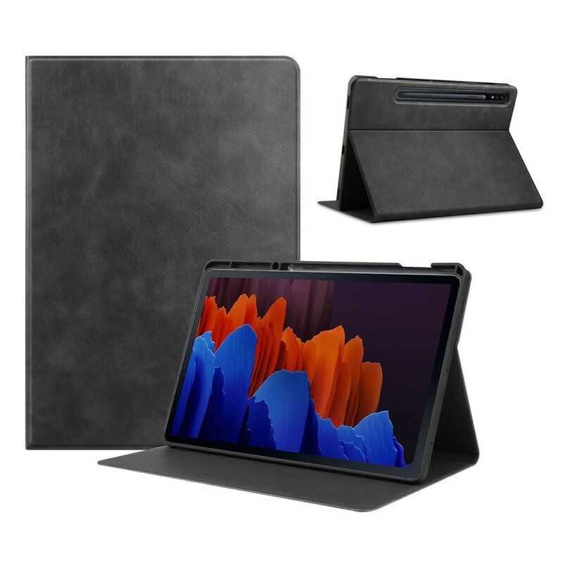 Etui do Samsung Galaxy Tab S8 Plus / Tab S7 Plus Klasyczna Sztuczna Skóra