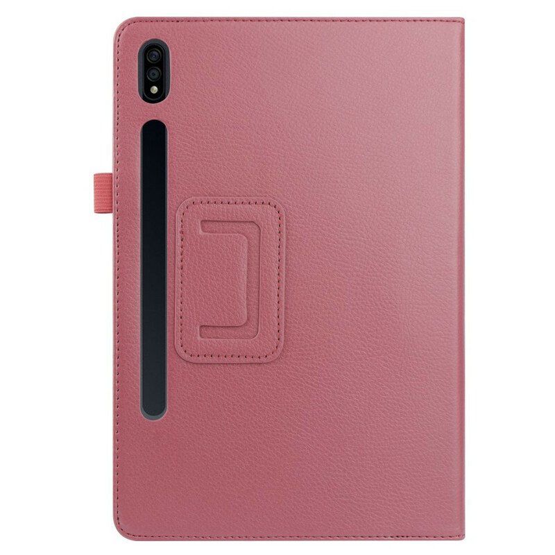 Etui do Samsung Galaxy Tab S8 Plus / Tab S7 Plus Sztuczna Skóra Liczi