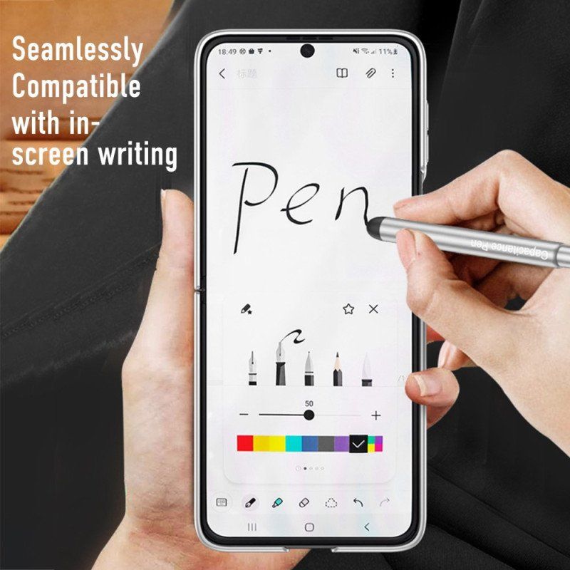 Etui do Samsung Galaxy Z Flip 4 Etui Ochronne Etui Folio Uchwyt Rysika Z Pełną Ochroną