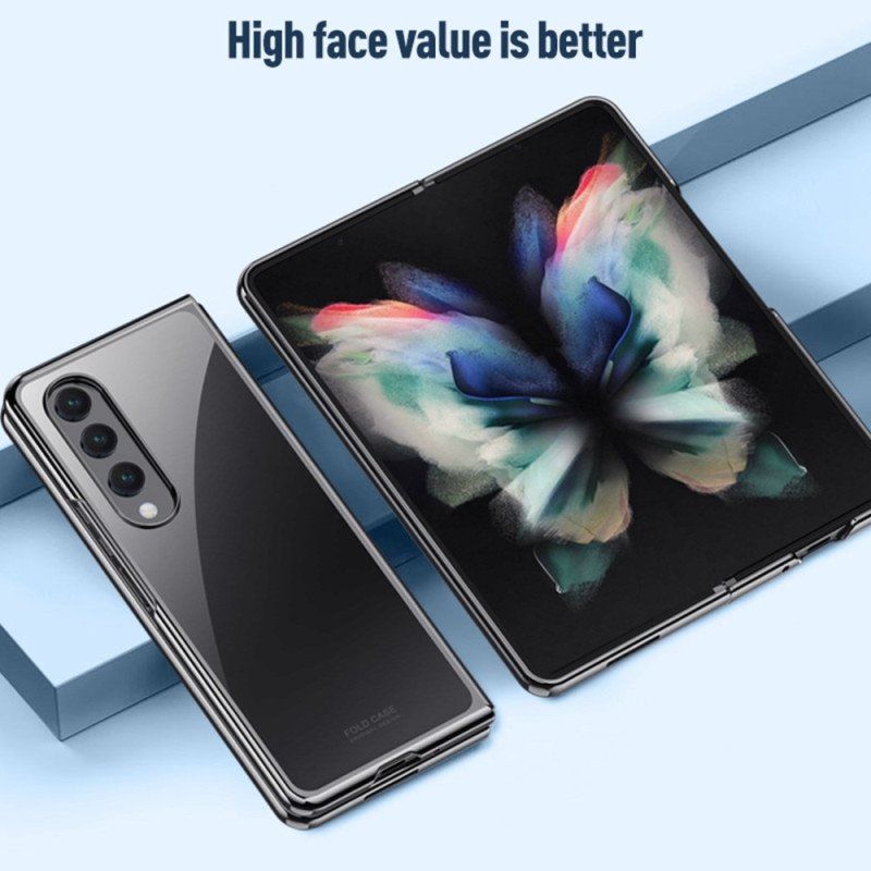 Etui do Samsung Galaxy Z Fold 4 Dyskretny Metalik