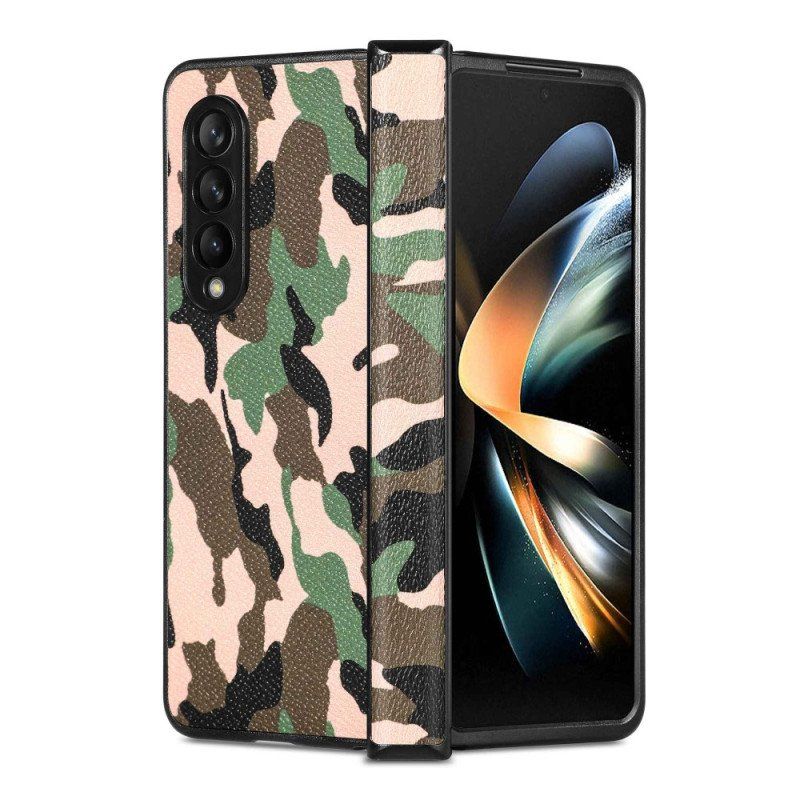 Etui do Samsung Galaxy Z Fold 4 Kamuflaż