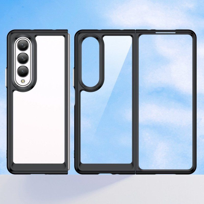 Etui do Samsung Galaxy Z Fold 4 Kolor Tworzywa Sztucznego