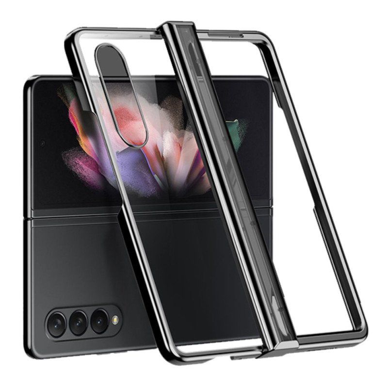 Etui do Samsung Galaxy Z Fold 4 Przezroczysty Metaliczny Zawias