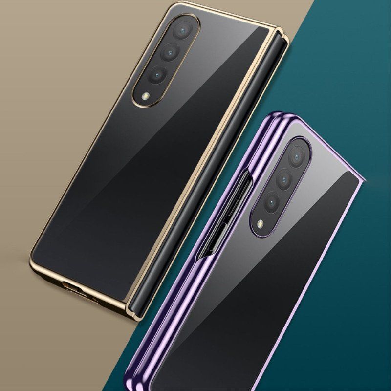 Etui do Samsung Galaxy Z Fold 4 Przezroczysty Metalik