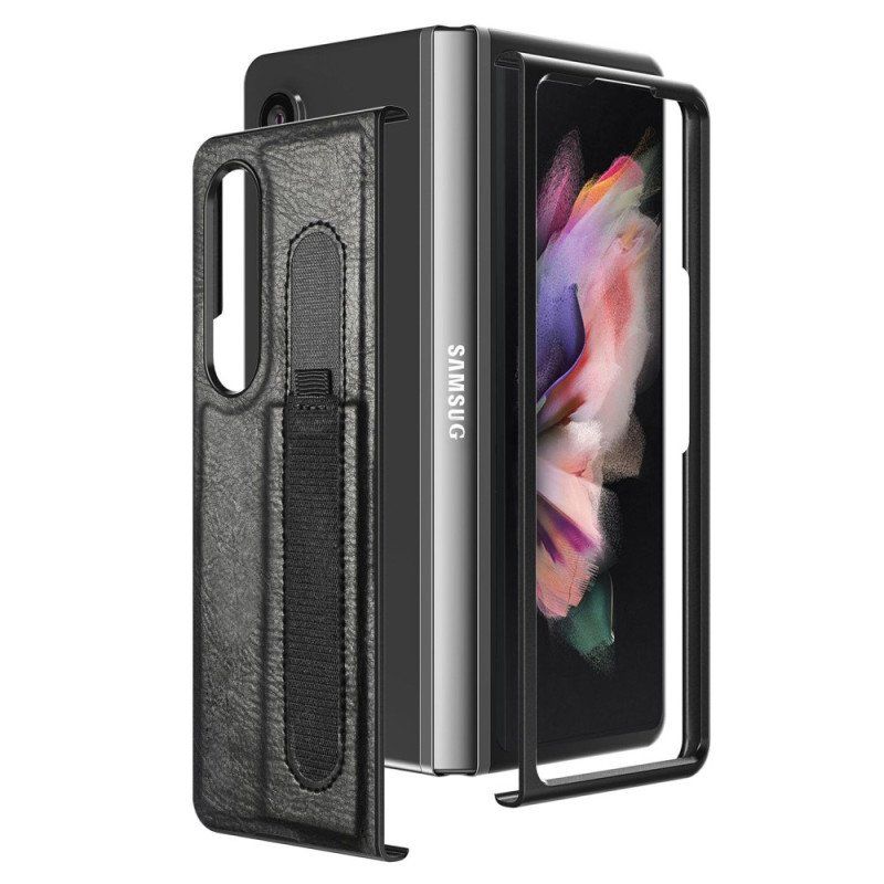 Etui do Samsung Galaxy Z Fold 4 Rysik Ze Sztucznej Skóry