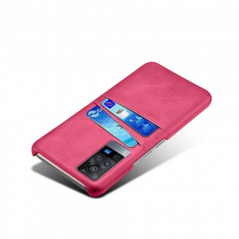 Etui do Vivo X60 Pro Podwójne Etui Na Karty Ksq