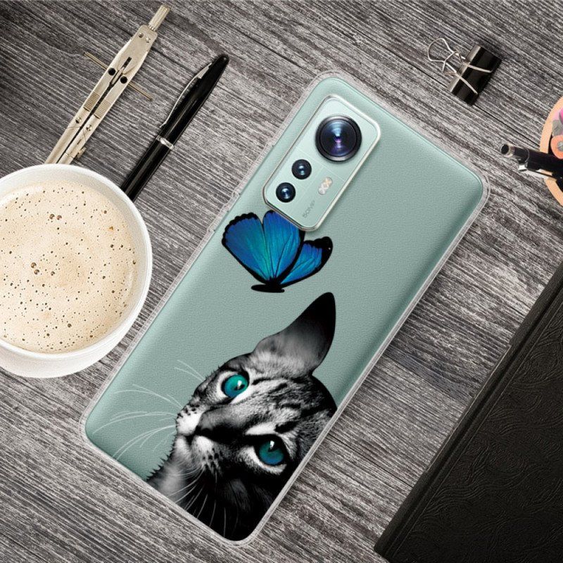 Etui do Xiaomi 12 / 12X Kot I Motyl