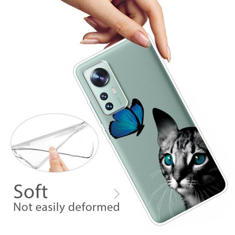 Etui do Xiaomi 12 / 12X Kot I Motyl