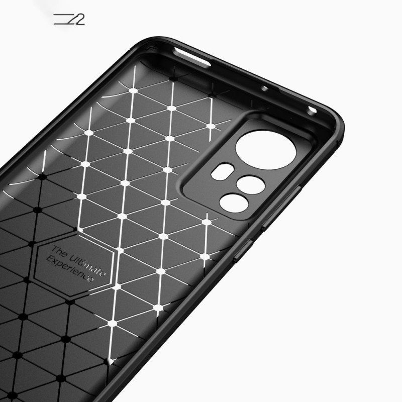 Etui do Xiaomi 12 / 12X Szczotkowane Włókno Węglowe