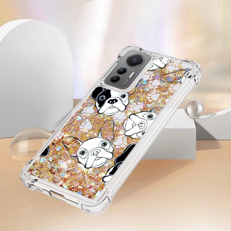 Etui do Xiaomi 12 Lite Cekiny Pan Pies