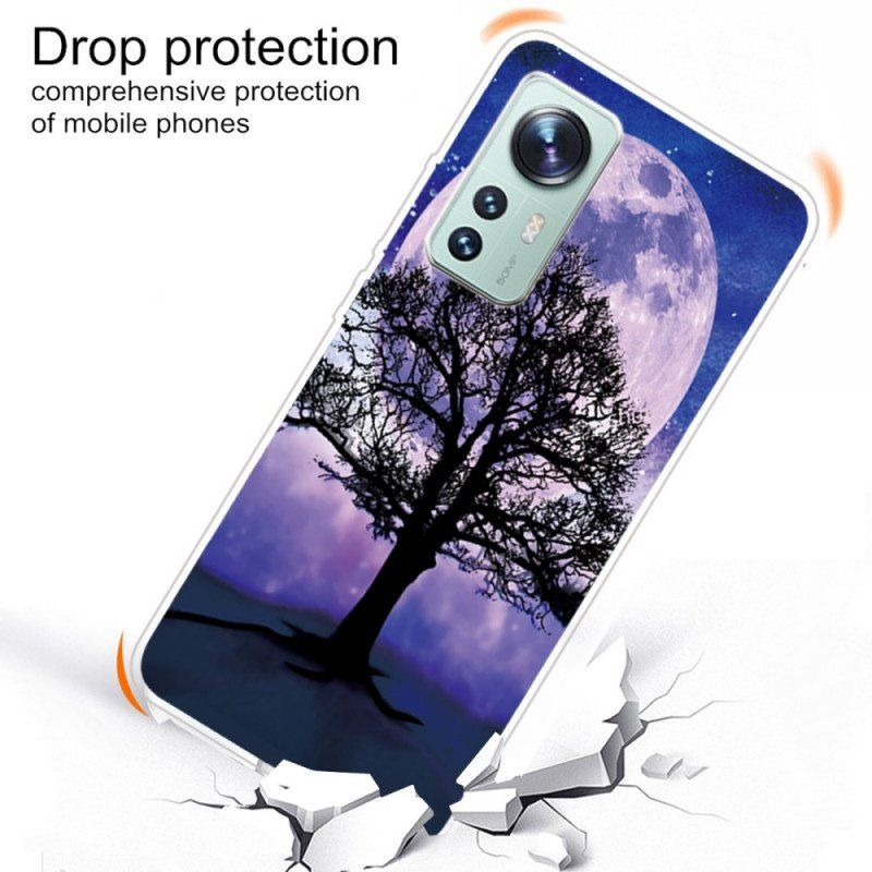 Etui do Xiaomi 12 Pro Drzewo Silikonowe