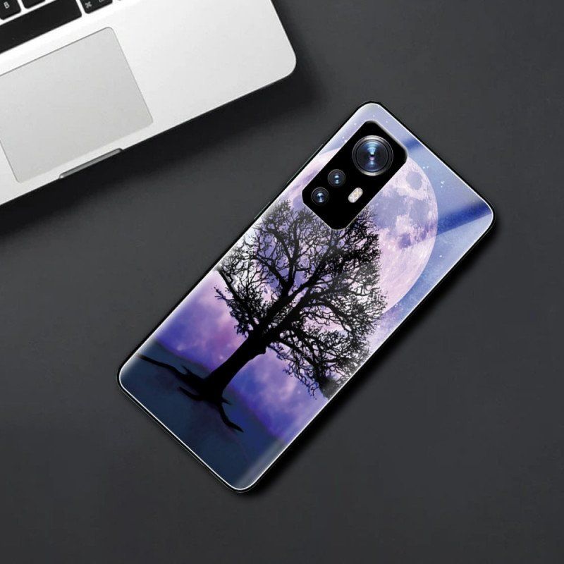 Etui do Xiaomi 12 Pro Drzewo Ze Szkła Hartowanego