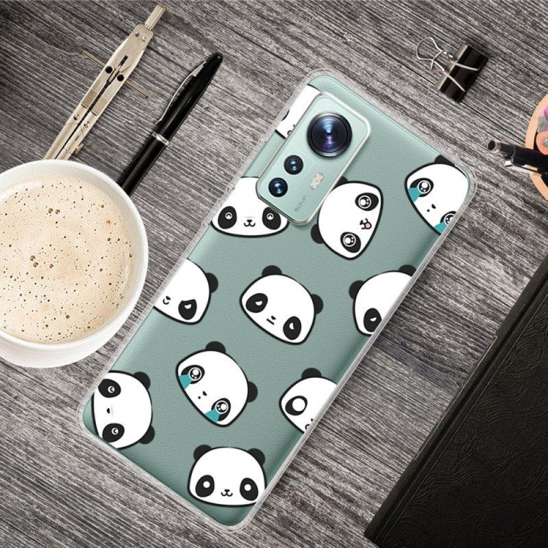 Etui do Xiaomi 12 Pro Głowy Pandy