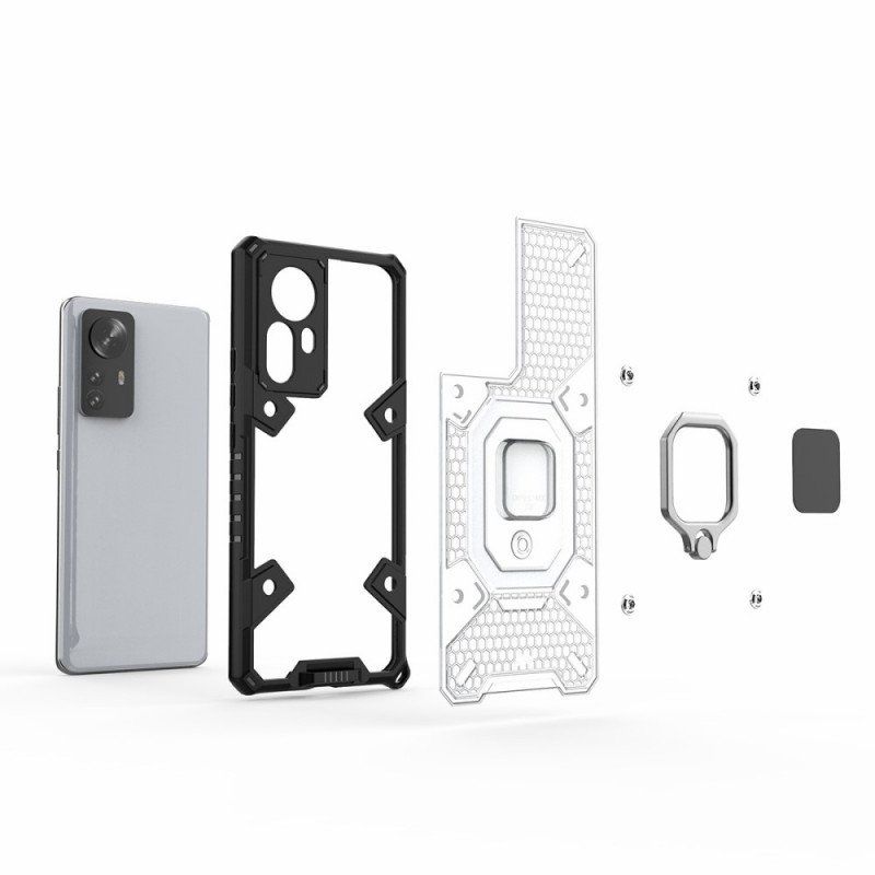 Etui do Xiaomi 12 Pro Plaster Miodu Ze Wspornikiem Pierścienia