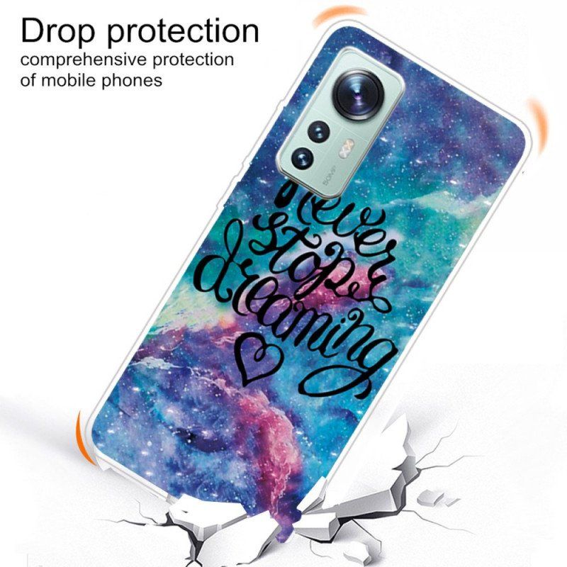 Etui do Xiaomi 12 Pro Silikon Nigdy Nie Przestawa Śnić