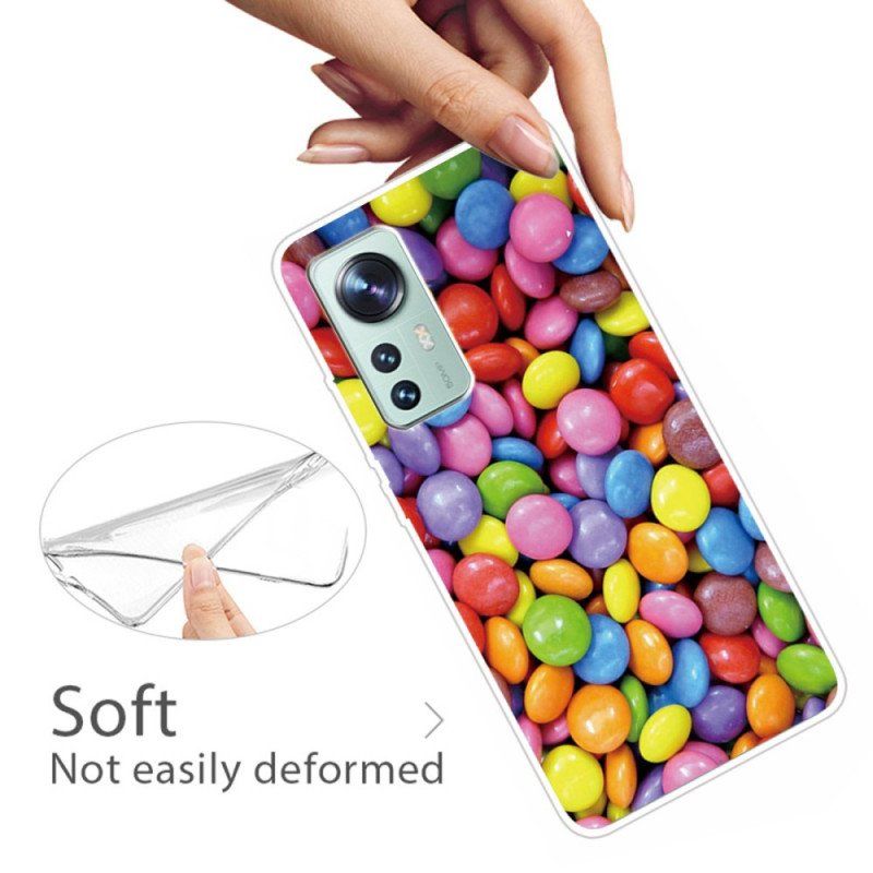 Etui do Xiaomi 12 Pro Silikonowe Cukierki