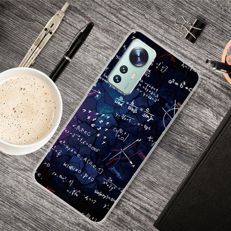 Etui do Xiaomi 12 Pro Silikonowe Obliczenia Matematyczne