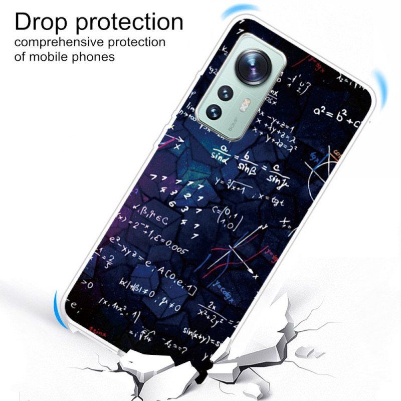 Etui do Xiaomi 12 Pro Silikonowe Obliczenia Matematyczne