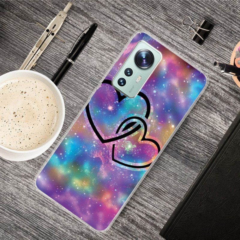 Etui do Xiaomi 12 Pro Silikonowe Serca