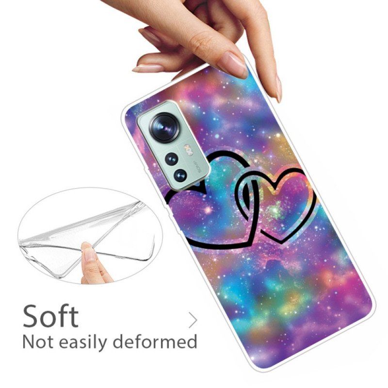 Etui do Xiaomi 12 Pro Silikonowe Serca