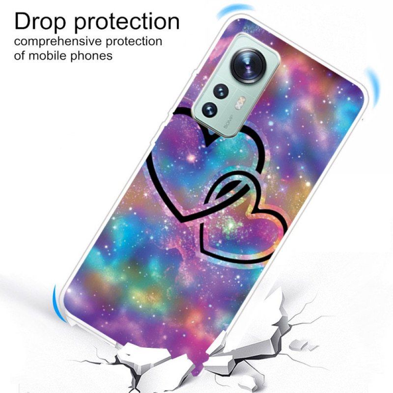 Etui do Xiaomi 12 Pro Silikonowe Serca