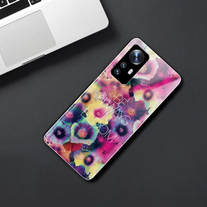 Etui do Xiaomi 12 Pro Szkło Hartowane Bądź Zawsze W Rozkwicie