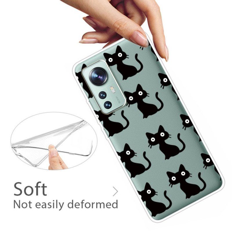 Etui do Xiaomi 12 Pro Zabawne Koty