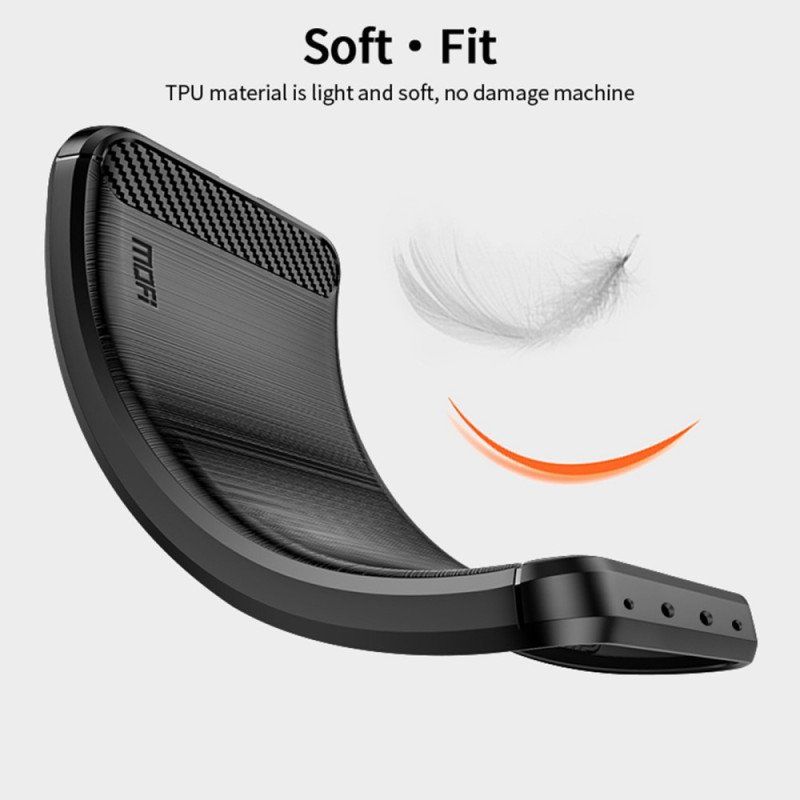 Etui do Xiaomi 13 Szczotkowane Włókno Węglowe Mofi