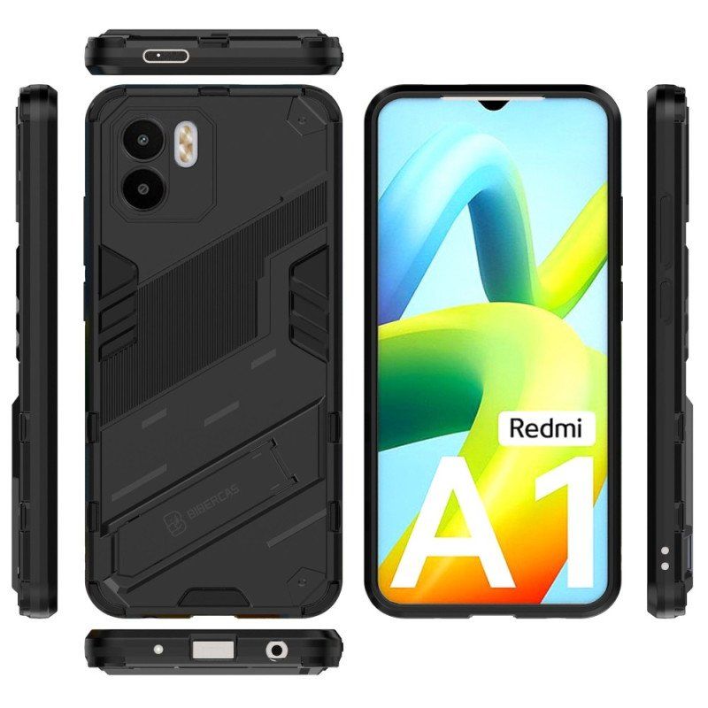 Etui do Xiaomi Redmi A1 Zdejmowany Stojak W Dwóch Pozycjach Bez Użycia Rąk