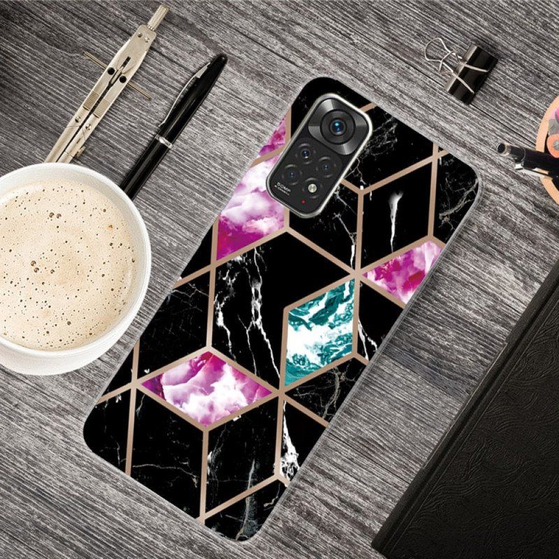 Etui do Xiaomi Redmi Note 11 / 11S Geometria Marmuru