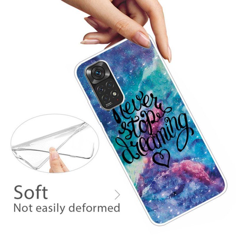 Etui do Xiaomi Redmi Note 11 / 11S Nigdy Nie Przestawaj Marzyć