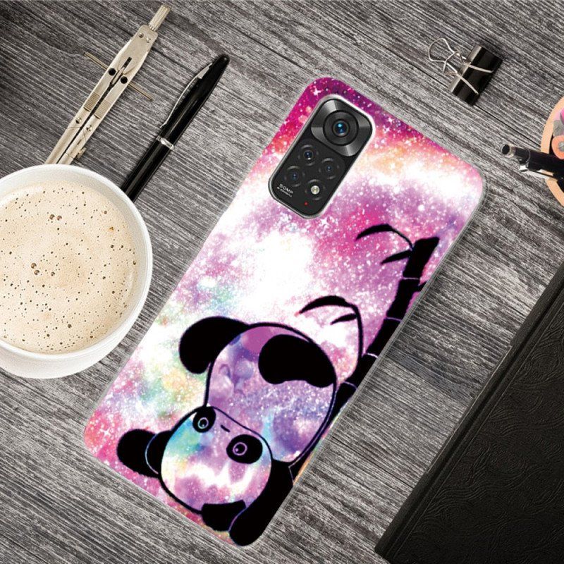 Etui do Xiaomi Redmi Note 11 / 11S Panda I Bambus