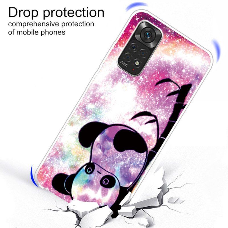 Etui do Xiaomi Redmi Note 11 / 11S Panda I Bambus