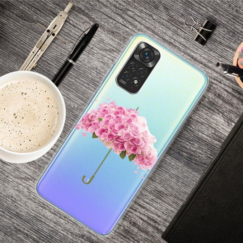 Etui do Xiaomi Redmi Note 11 / 11S Parasol W Róże