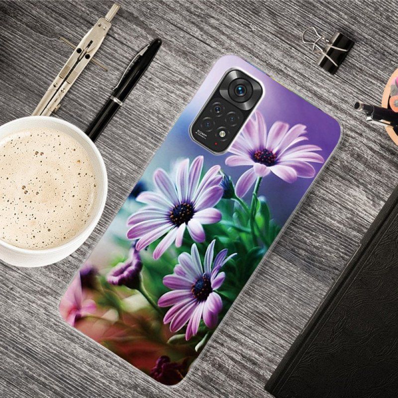 Etui do Xiaomi Redmi Note 11 / 11S Realistyczne Kwiaty