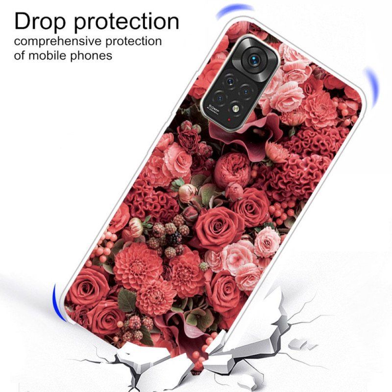 Etui do Xiaomi Redmi Note 11 Pro / 11 Pro 5G Intensywne Kwiaty