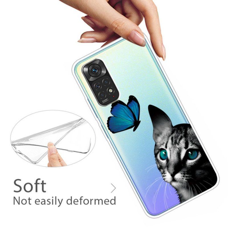 Etui do Xiaomi Redmi Note 11 Pro / 11 Pro 5G Kot I Motyl