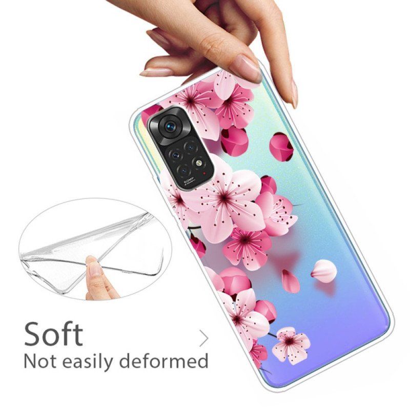 Etui do Xiaomi Redmi Note 11 Pro / 11 Pro 5G Małe Różowe Kwiaty