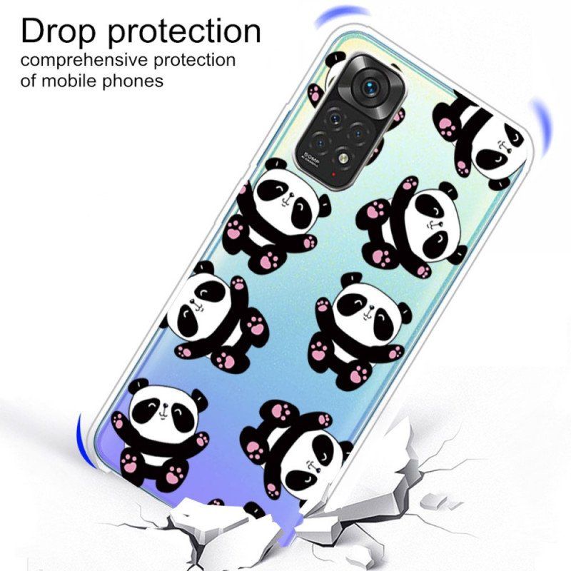 Etui do Xiaomi Redmi Note 11 Pro / 11 Pro 5G Zabawne Pandy