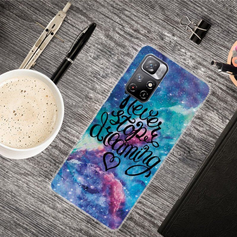 Etui do Xiaomi Redmi Note 11 Pro Plus 5G Nigdy Nie Przestawaj Marzyć