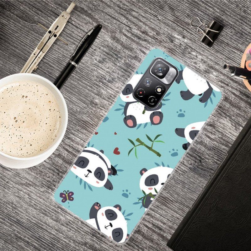 Etui do Xiaomi Redmi Note 11 Pro Plus 5G Silikonowa Wiązka Pand