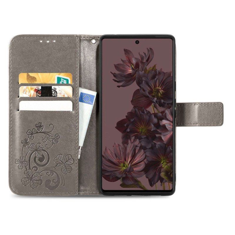 Etui Folio do Google Pixel 7 Azjatyckie Kwiaty